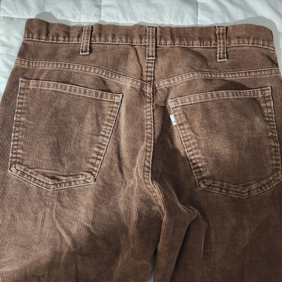 Vintage Levi's Brown Courdroys 70s - Picture 7 of 8